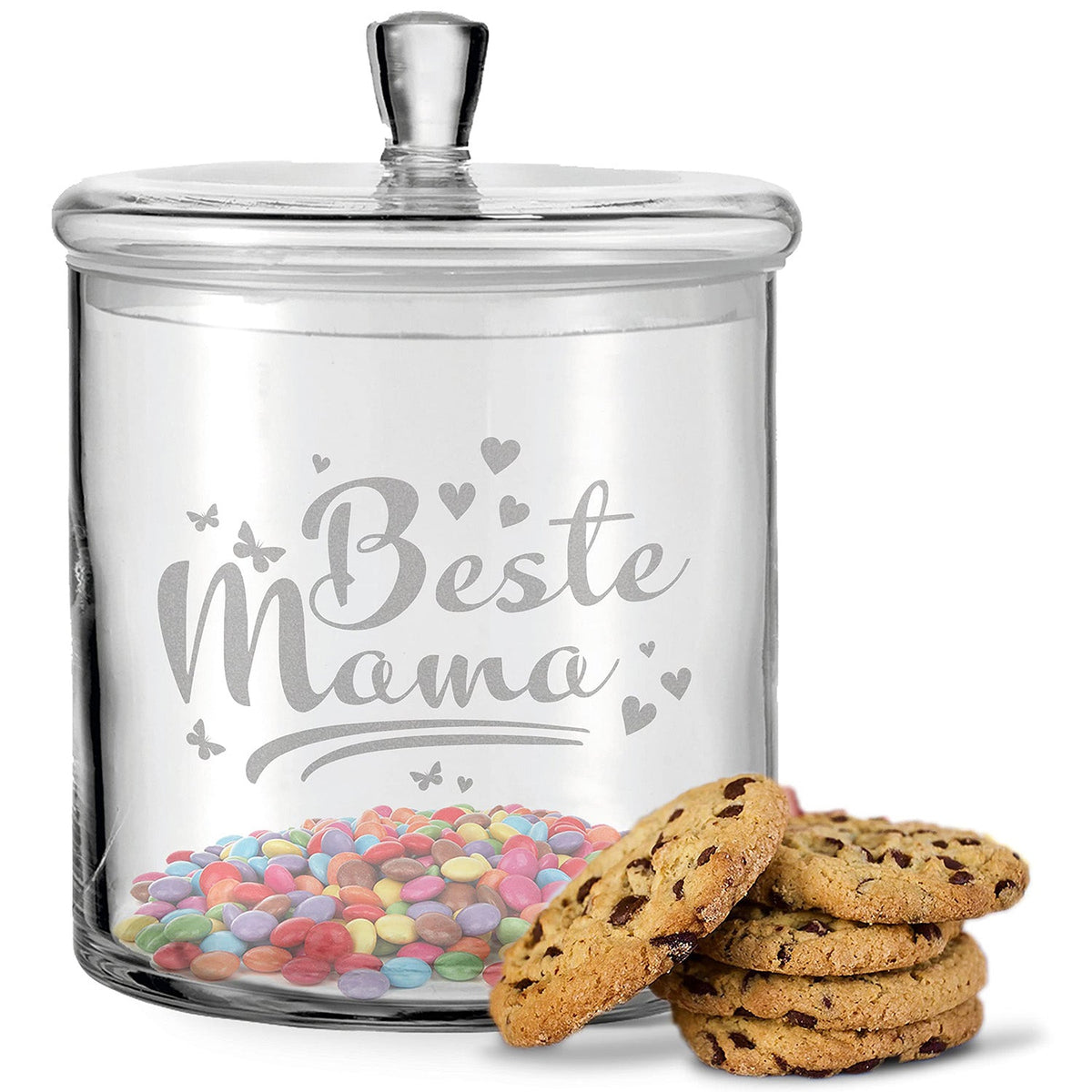 Leonardo Keksglas mit Gravur "Beste Mama"