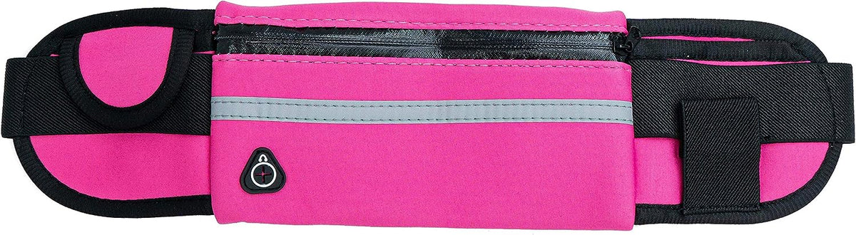 Tasche Gürteltasche Bauchtasche mit Flaschenhalter in Pink | System-S