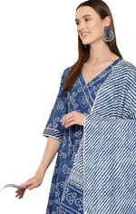 Bandhani Print Anarkali  Outfit In Germany