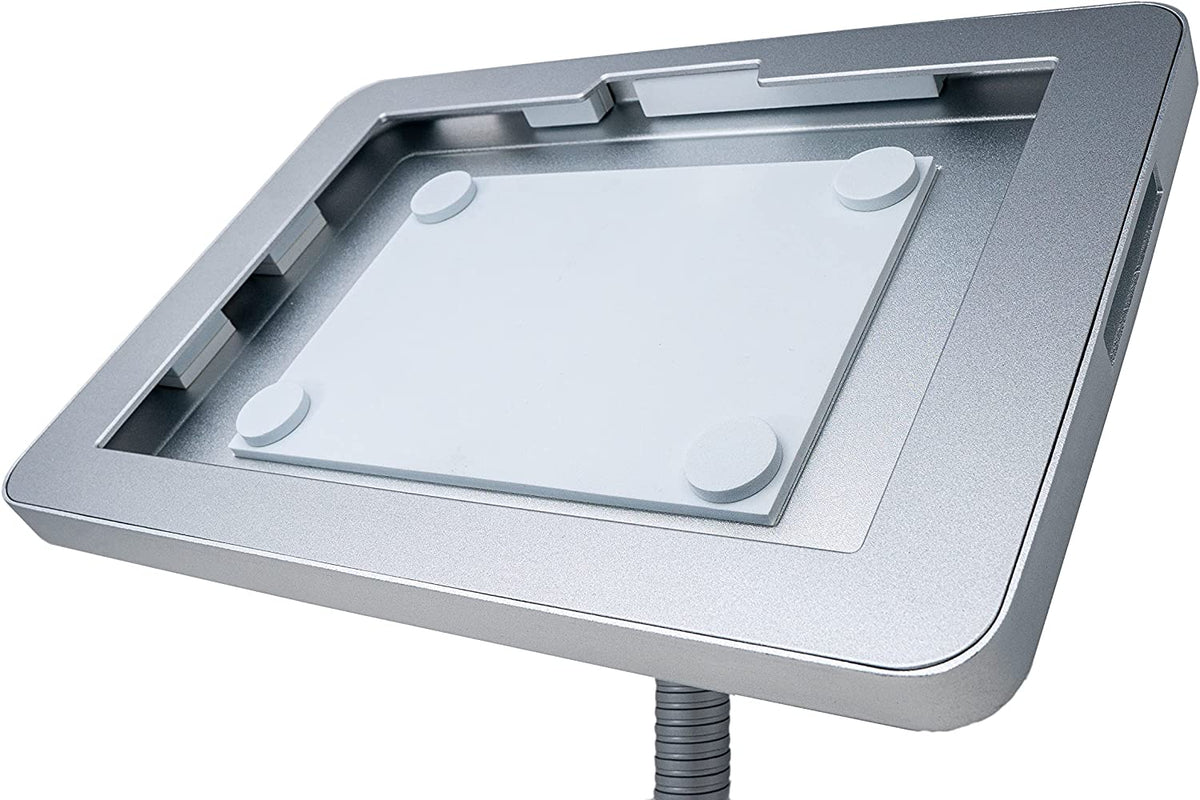 Tisch Halterung 360° Ständer abschließbar flexibel für Surface Pro 8 13.0" Grau | System-S