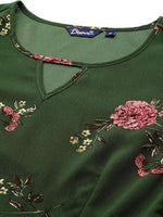 Georgette Casual Floral Printed Dress in Germany