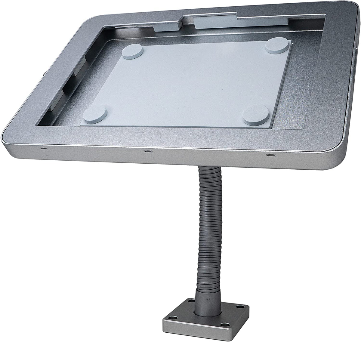 Tisch Halterung 360° Ständer abschließbar flexibel für Surface Pro 8 13.0" Grau | System-S