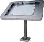 Tisch Halterung 360° Ständer abschließbar flexibel für Surface Pro 8 13.0" Grau | System-S