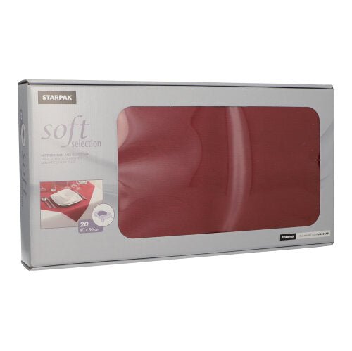 Starpak 20 Mitteldecken, stoffähnlich, Vlies "soft selection" 80 cm x 80 cm
