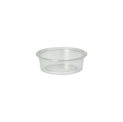Starpak 50 Dressingbecher, PP rund Ø 7,1 cm transparent