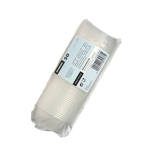 Starpak 50 Dressingbecher, PP rund Ø 7,1 cm transparent