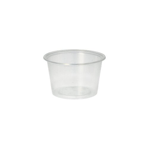 Starpak 50 Dressingbecher, PP rund Ø 7,1 cm transparent