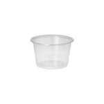 Starpak 50 Dressingbecher, PP rund Ø 7,1 cm transparent
