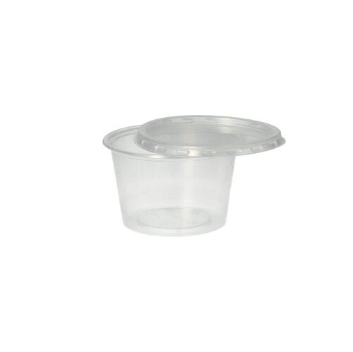Starpak 50 Dressingbecher, PP rund Ø 7,1 cm transparent