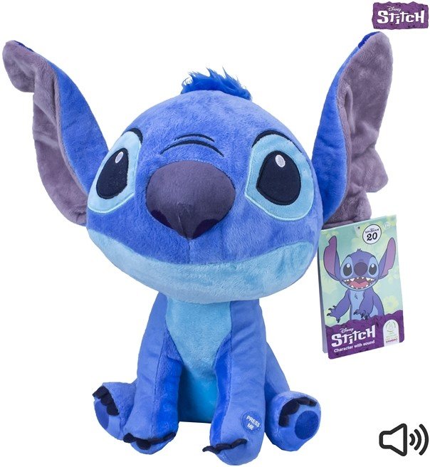 Lilo & Stitch Plüschfigur Stitch mit Sound, 30 cm