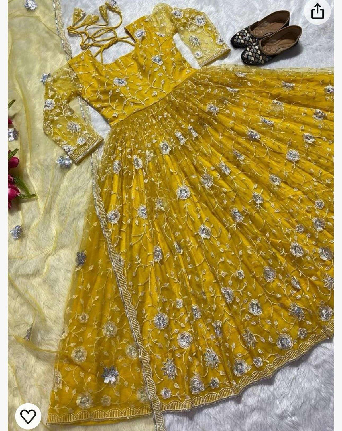 Net Long Gown