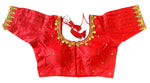 Silk Temple Coin Blouse