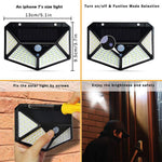 „LED Solar Wandleuchte“ Outdoor