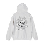 Lotus-Mandala-Hoodie mit Om-Symbol – Spirituelles Yoga-Sweatshirt
