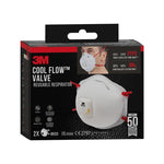 3M™ Cool Flow™ Partikelmaske 8833, FFP3, mit Ventil, 2er-Packung | Packung (1 Stück)