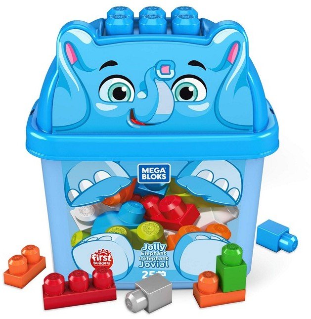 Mega Bloks Elefant Bausteinbox mit 25 Teilen