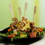 PAPSTAR Grill-Spieße 21 cm "Golf", ideal für BBQ und Grillpartys | Papptray (250 Stück)