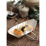 PAPSTAR 50 Fingerfood - Schalen, Holz "pure" "Schiffchen"