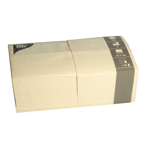 PAPSTAR 250 Servietten, 3-lagig 1/8-Falz