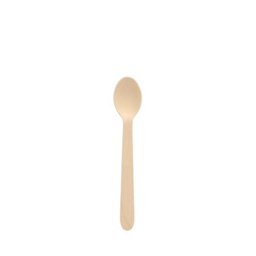 PAPSTAR Kaffeelöffel aus FSC® Holz "pure", 11 cm, umweltfreundlich | Papptray (100 Stück)