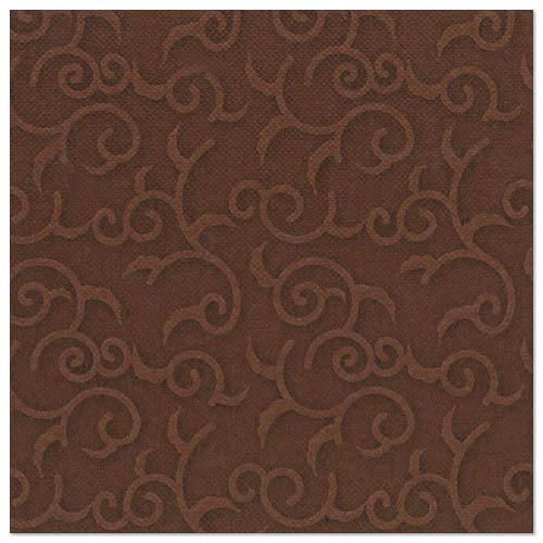 PAPSTAR 50 Servietten "ROYAL Collection" 1/4-Falz 40 x 40 cm braun