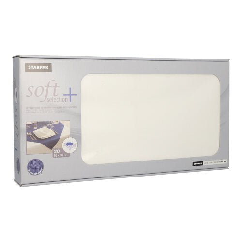 Starpak 20 Mitteldecken, stoffähnlich, Vlies "soft selection plus" 80 cm x 80 cm