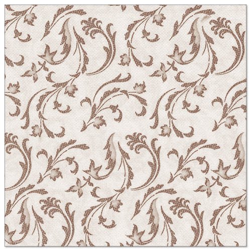 PAPSTAR 50 Servietten "ROYAL Collection" 1/4-Falz 40 x 40 cm braun