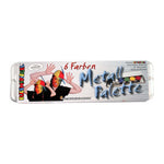 Eulenspiegel Schminkpalette mit 6 Farben in Profi Qualität