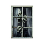 Halloween Skelett Fensterdekoration | Bild 80 x 120 cm