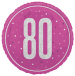 18"/Ø45cm Folienballon "Glitz Pink" | #80