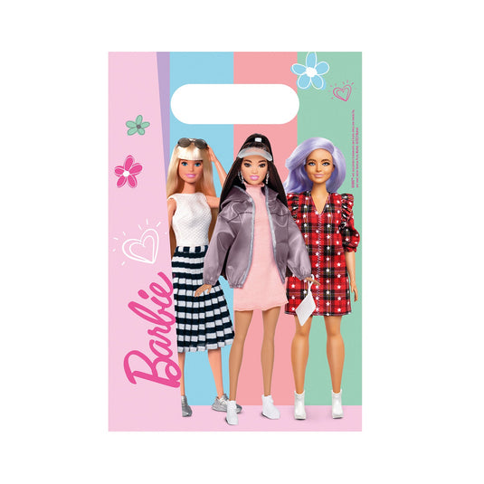 "Barbie Sweet Life" | 8 Papier Partytüten 23,6x15,8cm