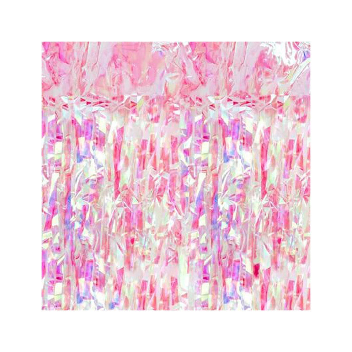 Türvorhang Lametta 100x200cm | Pink Irisierend