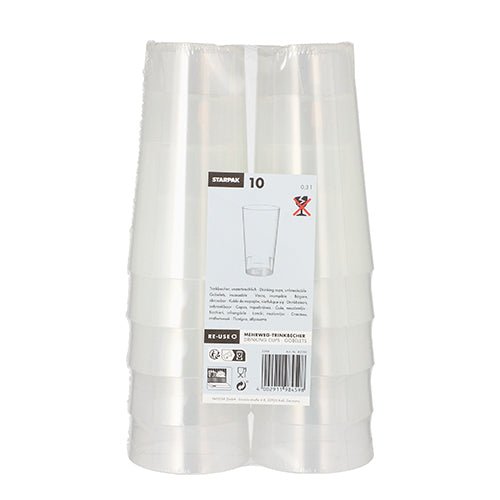Starpak 10 Mehrweg-Trinkbecher