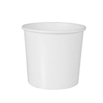 Starpak 50 Suppenbecher, Pappe "To Go" rund weiss