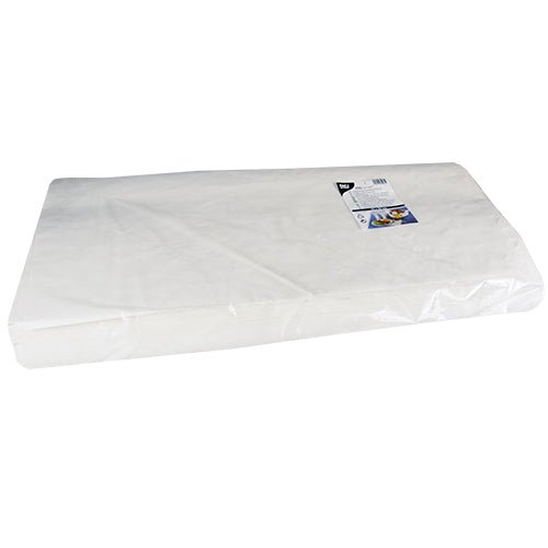 PAPSTAR Papiertischtuch Damastprägung eckig, 70x60 cm, weiß | Folie (250 Blätter)