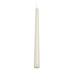 PAPSTAR Leuchterkerzen 24 cm, weiß, 100 % Stearin, Ø 2,2 cm | Papptray (30 Stück)