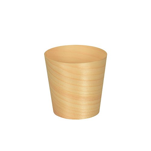 PAPSTAR 50 Fingerfood - Schalen, Holz "pure" rund