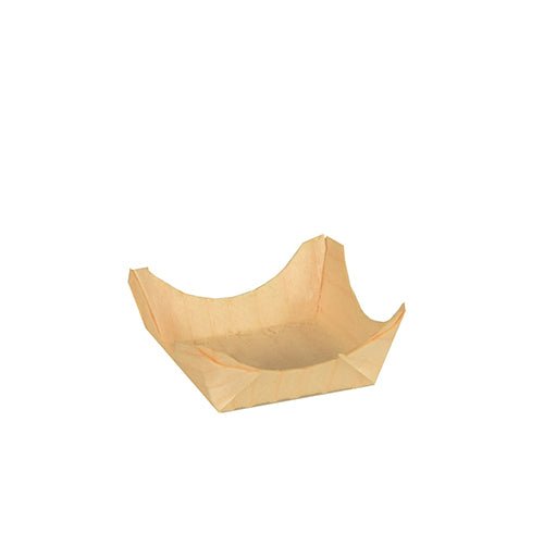 PAPSTAR 50 Fingerfood - Schalen, Holz "pure" rund
