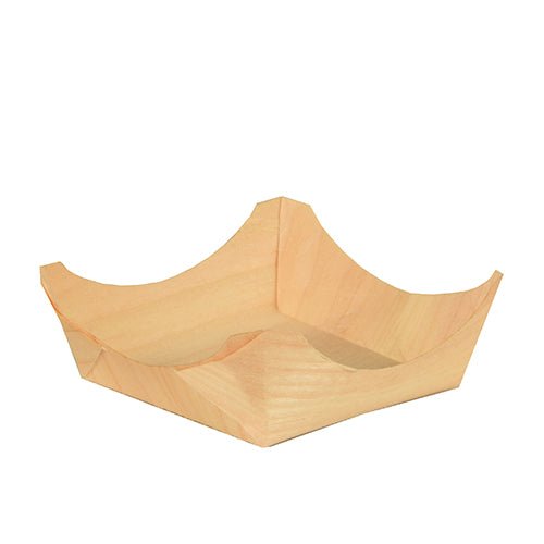 PAPSTAR 50 Fingerfood - Schalen, Holz "pure" rund