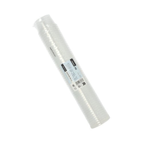 Starpak 50 Portionsbecher, PP rund 30 ml Ø 4,6 cm · 2,8 cm transparent | Folie (50 Stück)