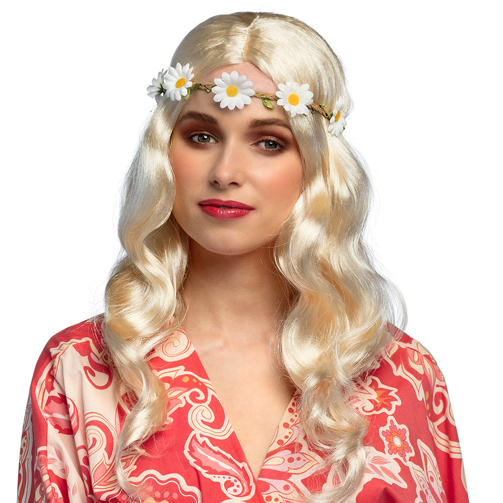 Perücke Damen "Joy Flower Power" | Blond