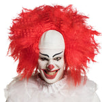 Halloween Perücke Herren "Horrorclown" | Rot