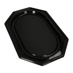 Starpak 10 Servierplatten, PET schwarz