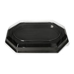 Starpak 10 Servierplatten, PET schwarz