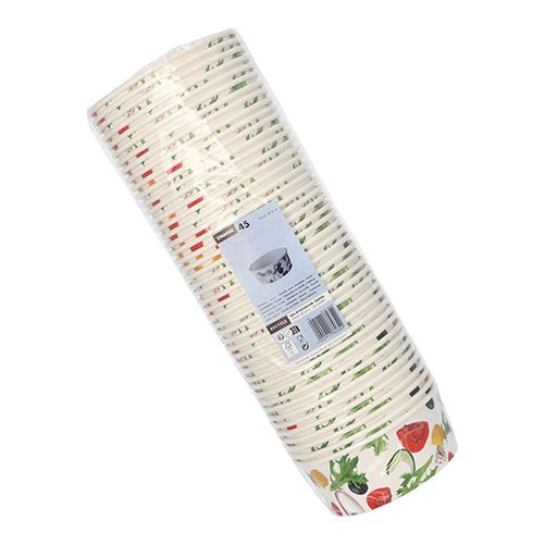Starpak 45 Salatschalen, Pappe "To Go" Ø 15 cm "Salad"
