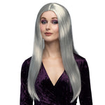 Halloween Perücke Damen "Hexe Aurora" | Grau