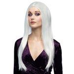 Halloween Perücke Damen "Hexe Aurora" | Weiß