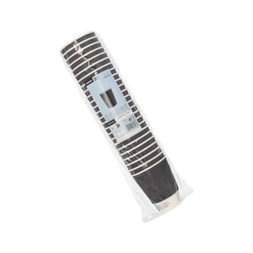 Starpak 25 Trinkbecher, Pappe "To Go" Ripple Wall