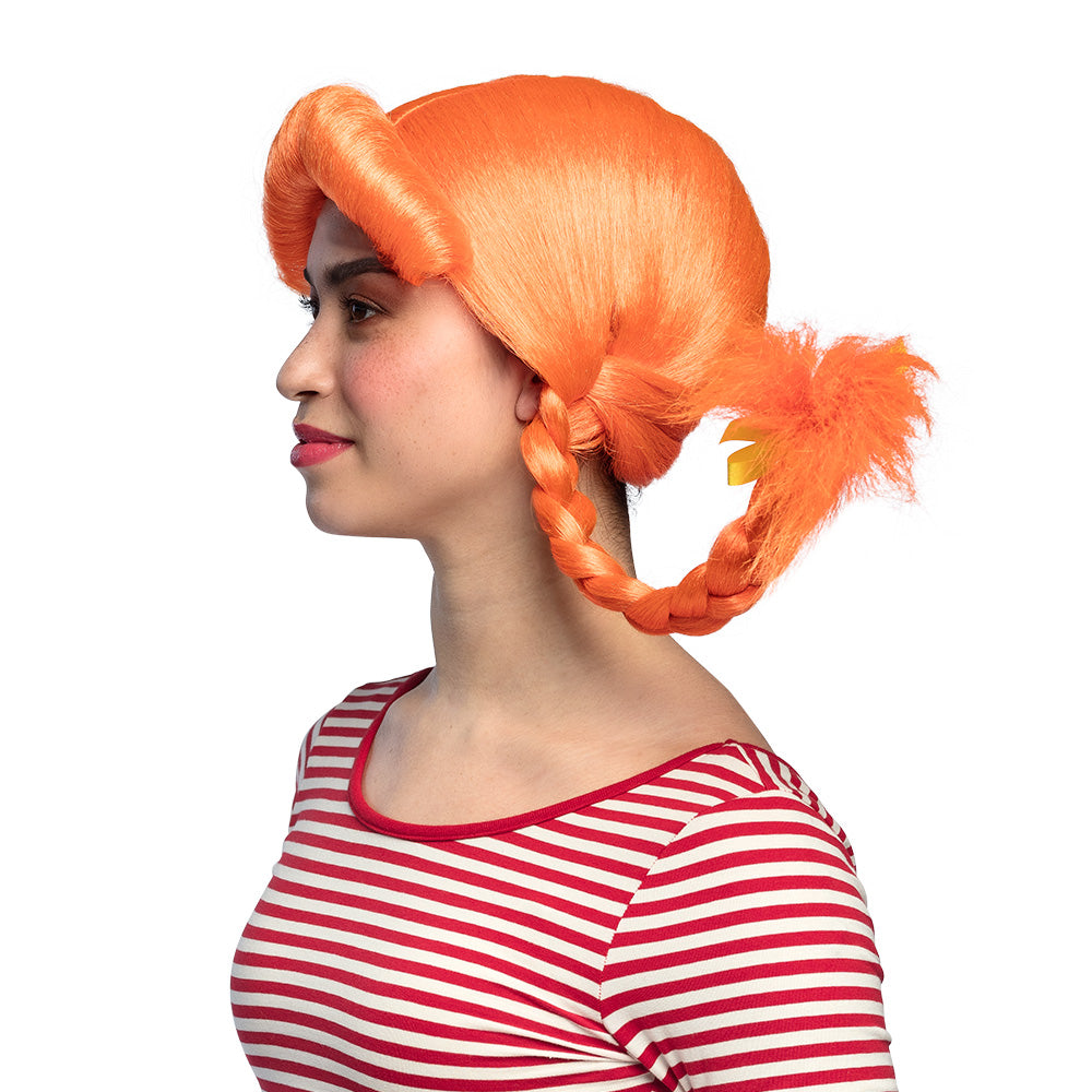 Perücke Damen "Lustiges Mädchen" | Orange