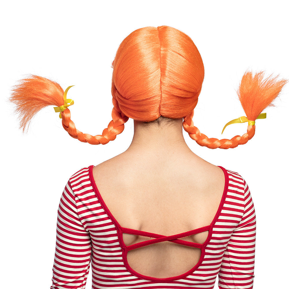 Perücke Damen "Lustiges Mädchen" | Orange